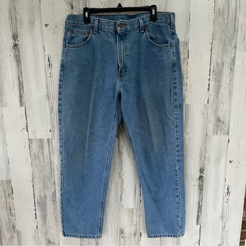 Carhartt Men’s Relaxed Fit Tapered Leg Denim Jeans Size 36X30